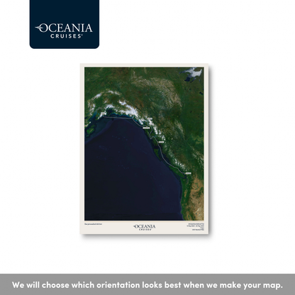 Oceania Cruises Map - Satellite