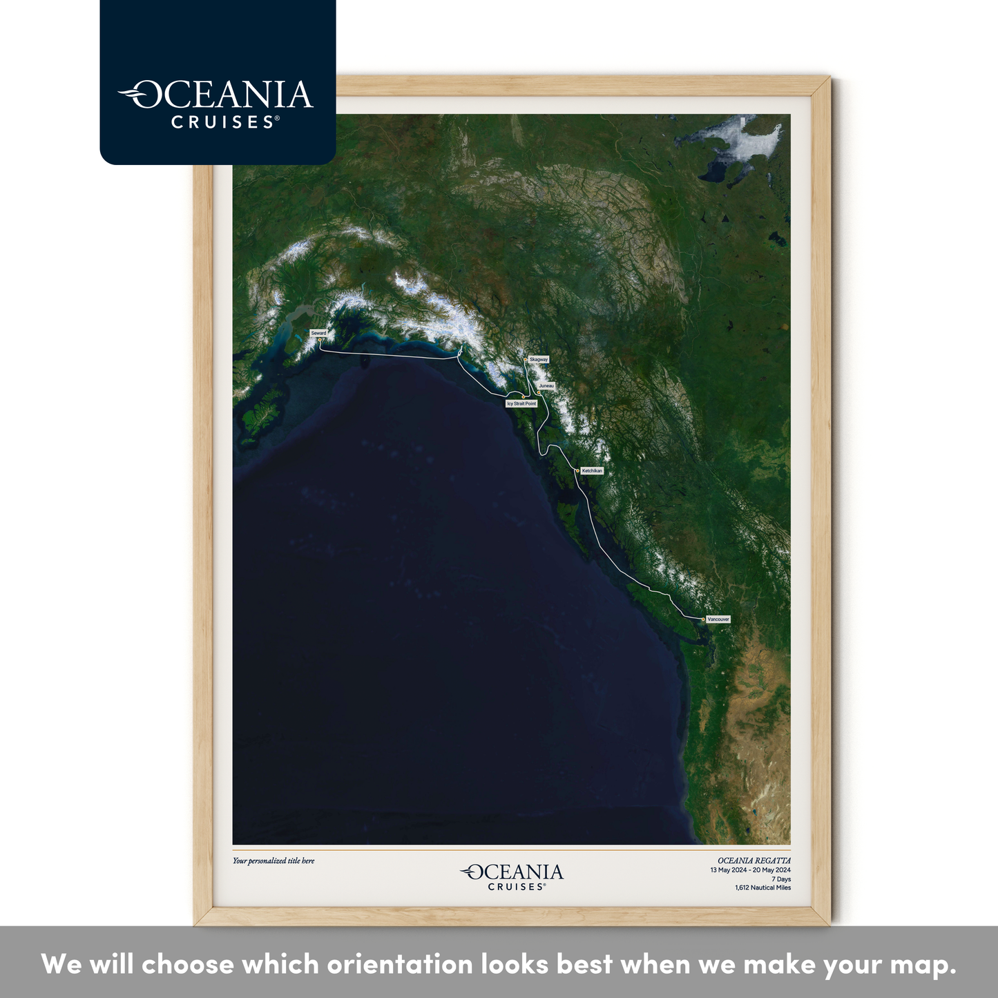 Oceania Cruises Map - Satellite