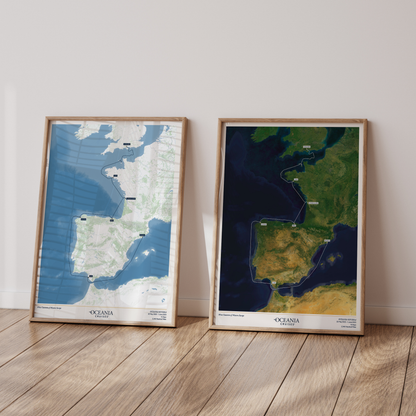 Oceania Cruises Map
