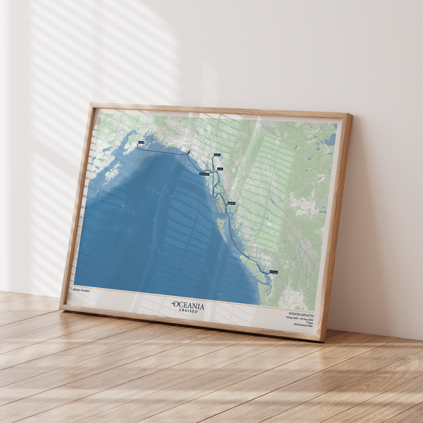 Oceania Cruises Map