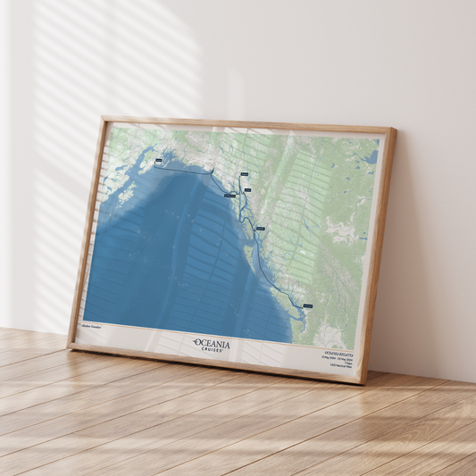 Oceania Cruises Map