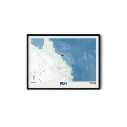 P&O Cruises Australia Map