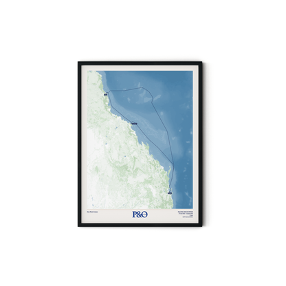 P&O Cruises Australia Map