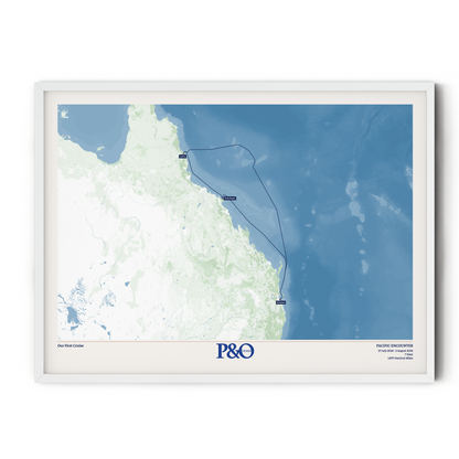 P&O Cruises Australia Map