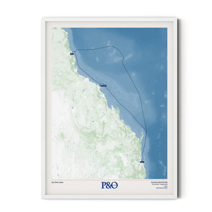 P&O Cruises Australia Map