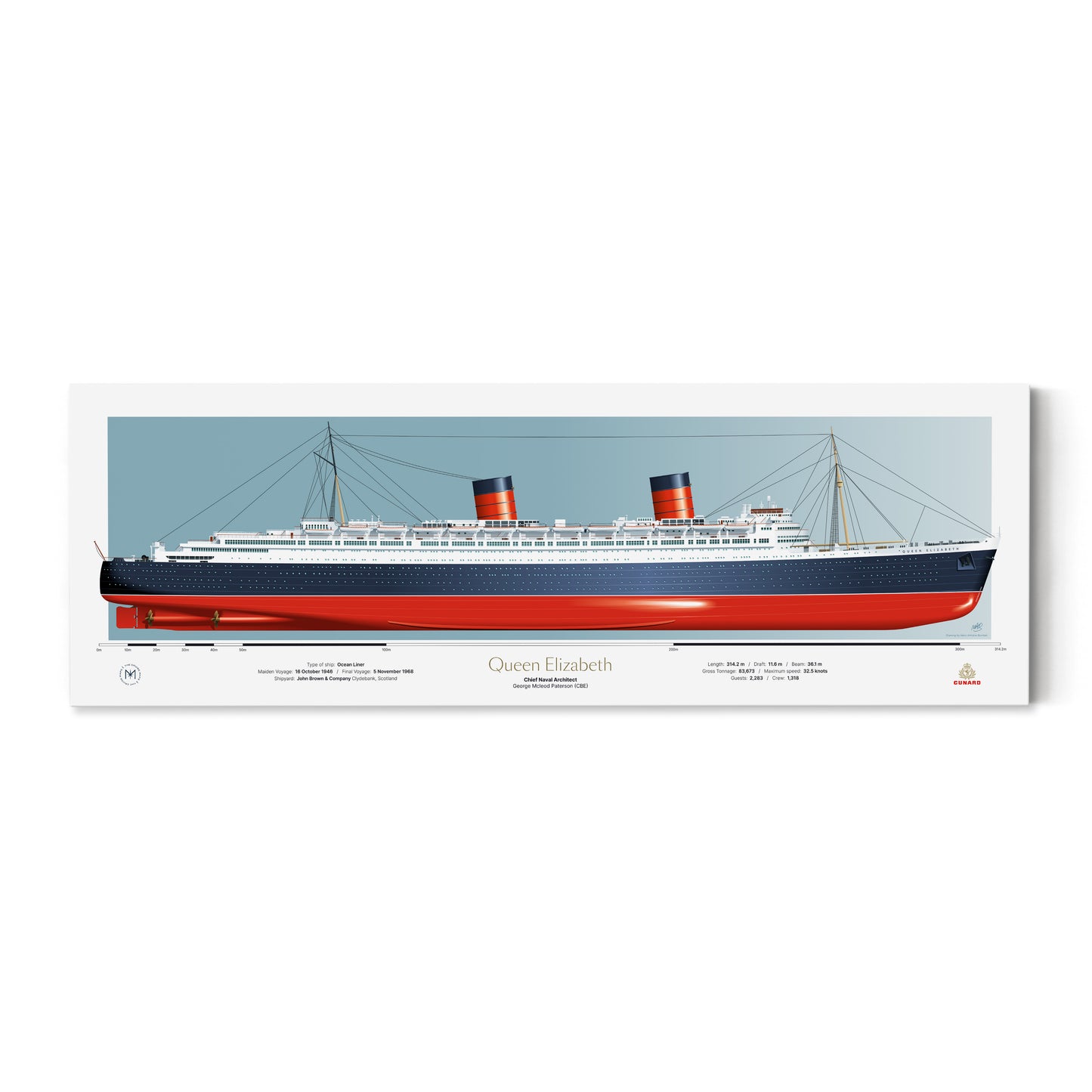 Cunard Ship Portraits