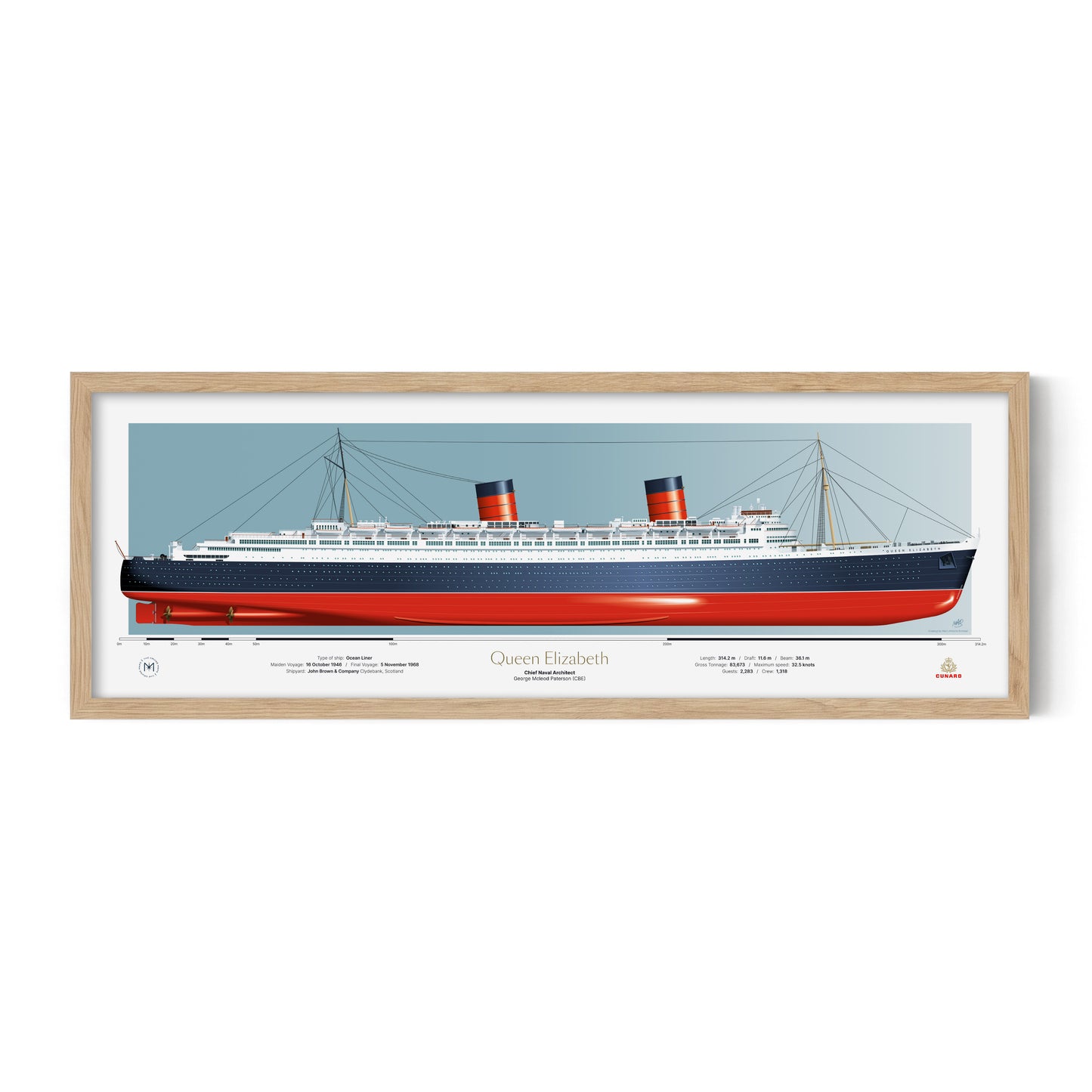 Cunard Ship Portraits