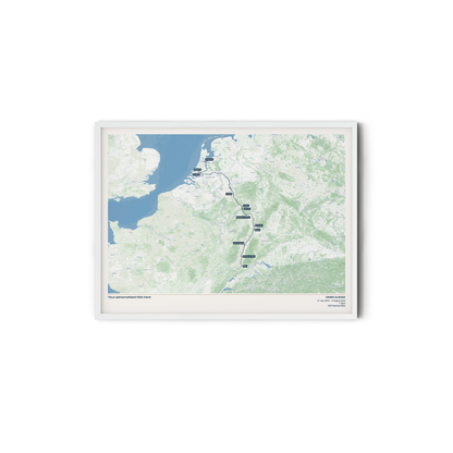 Custom River Cruise Map