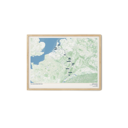 Custom River Cruise Map