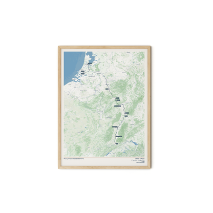 Custom River Cruise Map