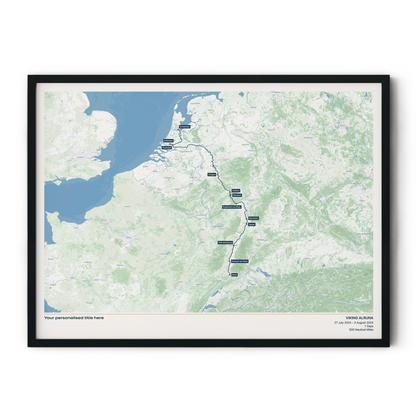 Custom River Cruise Map