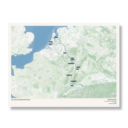 Custom River Cruise Map