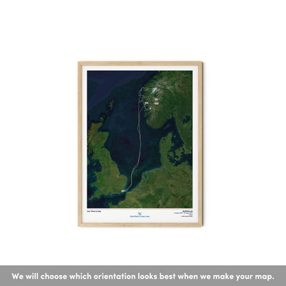 Fred. Olsen Custom Cruise Map - Satellite