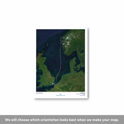 Fred. Olsen Custom Cruise Map - Satellite