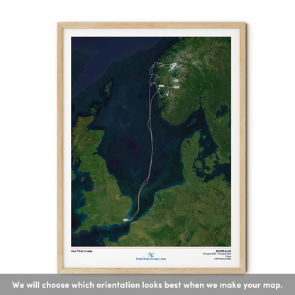 Fred. Olsen Custom Cruise Map - Satellite