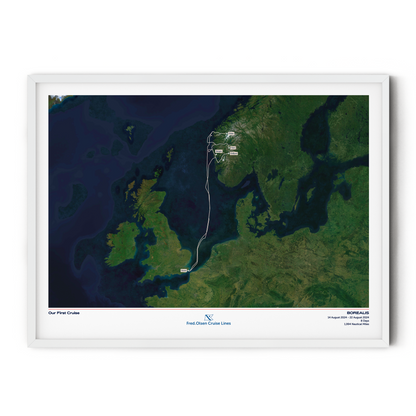 Fred. Olsen Custom Cruise Map - Satellite