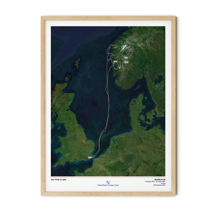 Fred. Olsen Custom Cruise Map - Satellite