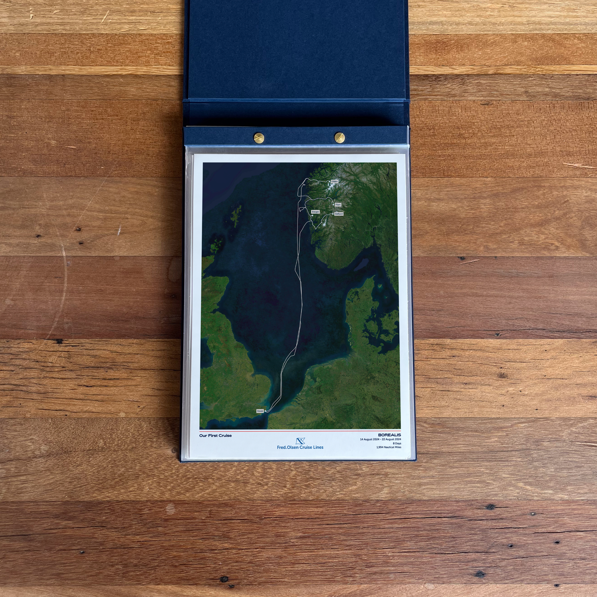 Fred. Olsen Custom Cruise Map - Satellite – The Cruise Maps