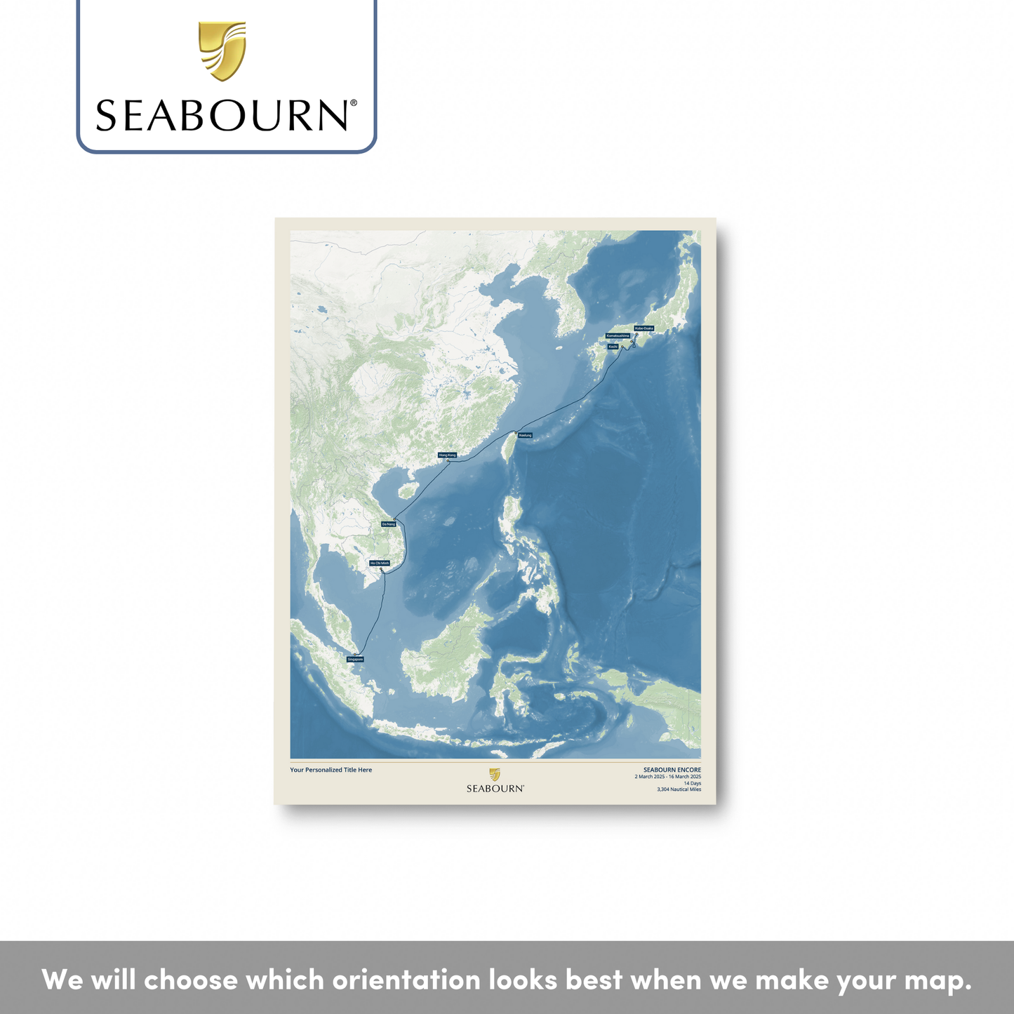 Seabourn Cruise Map