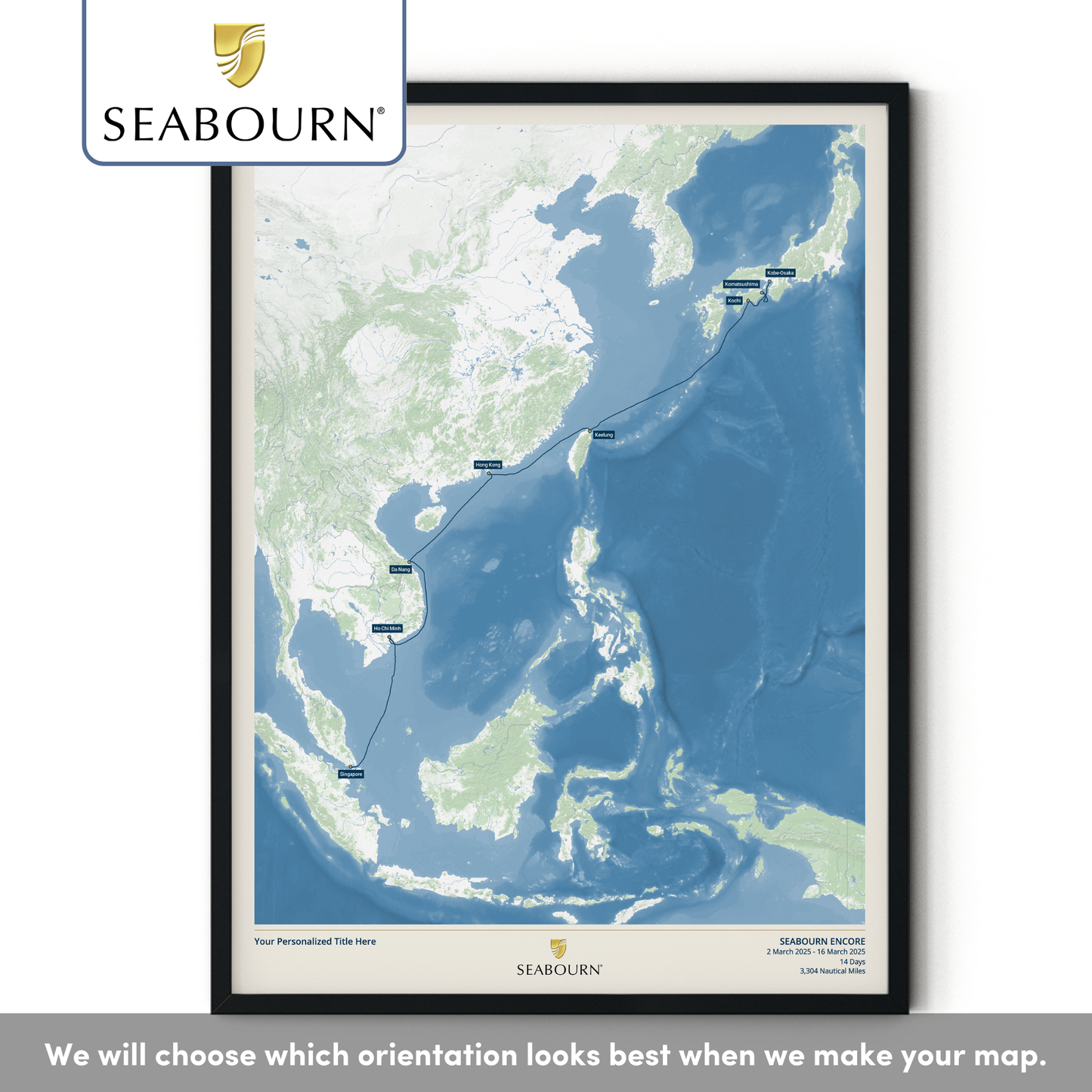 Seabourn Cruise Map