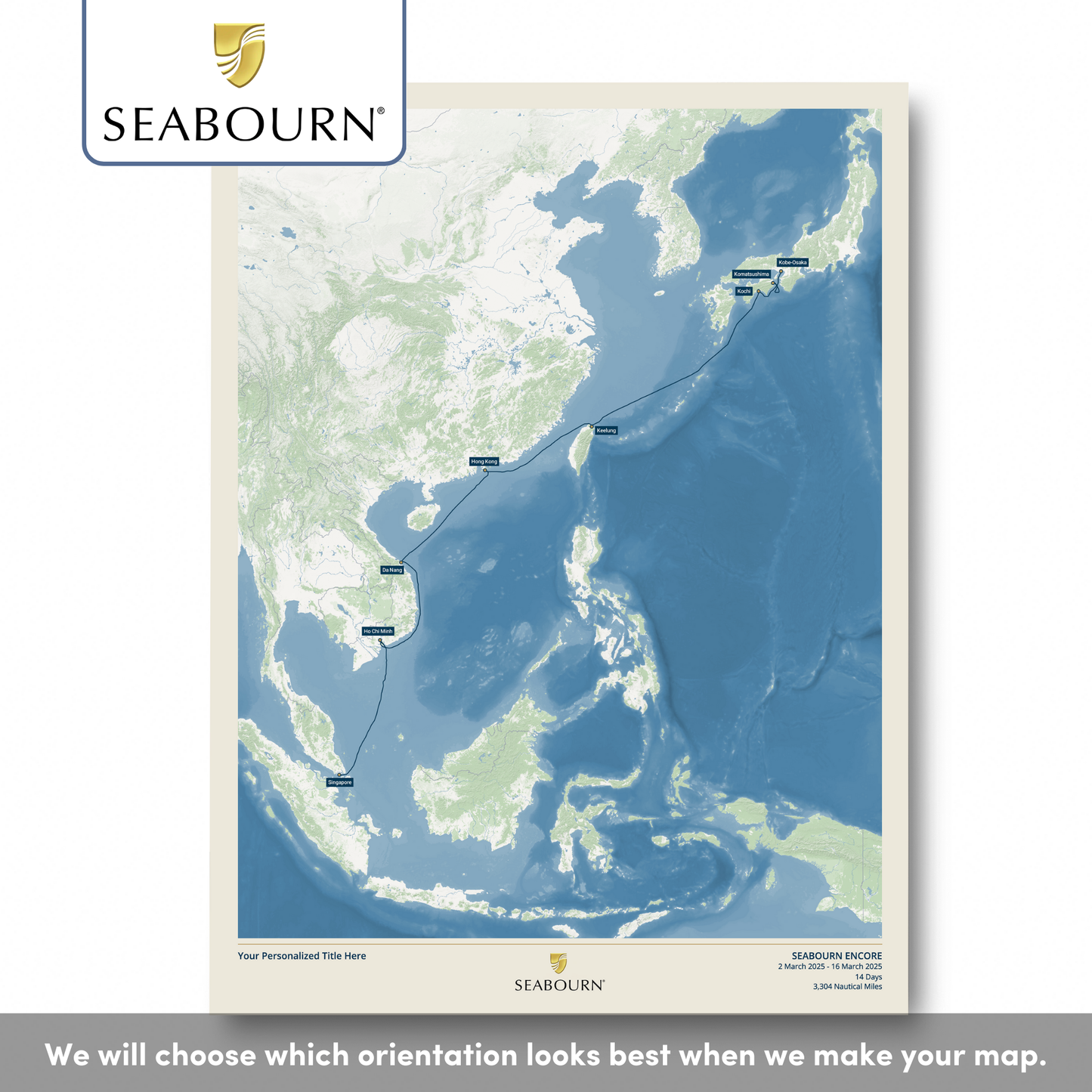 Seabourn Cruise Map