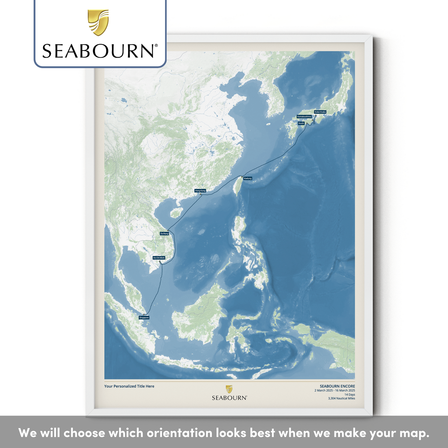 Seabourn Cruise Map