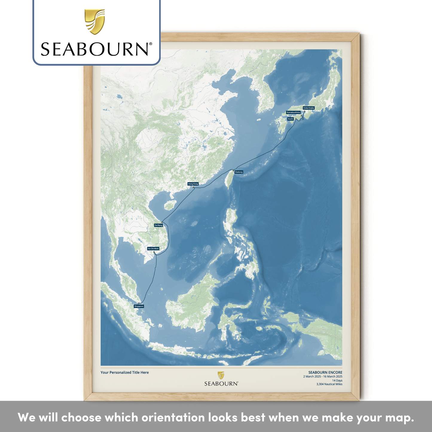 Seabourn Cruise Map