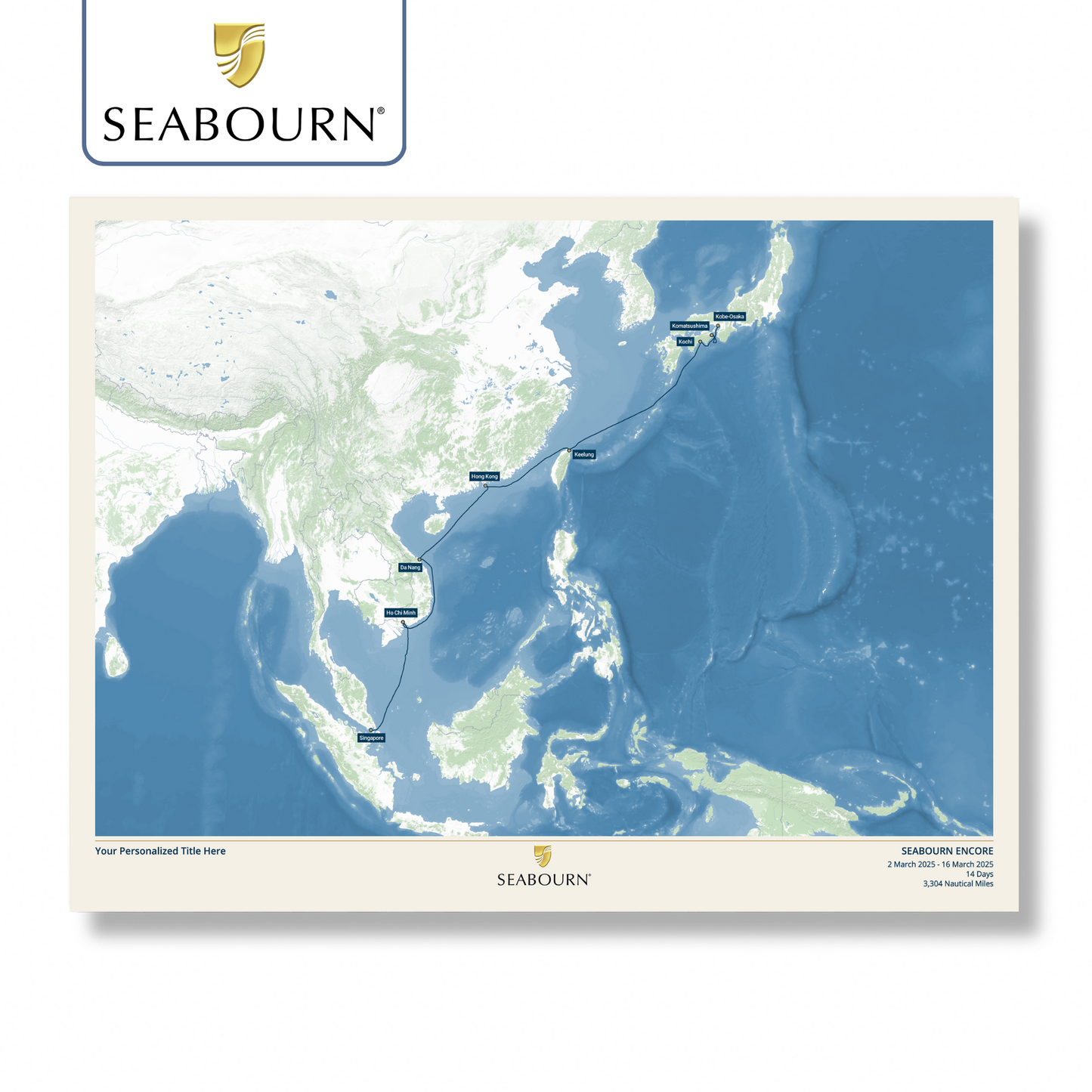 Seabourn Cruise Map