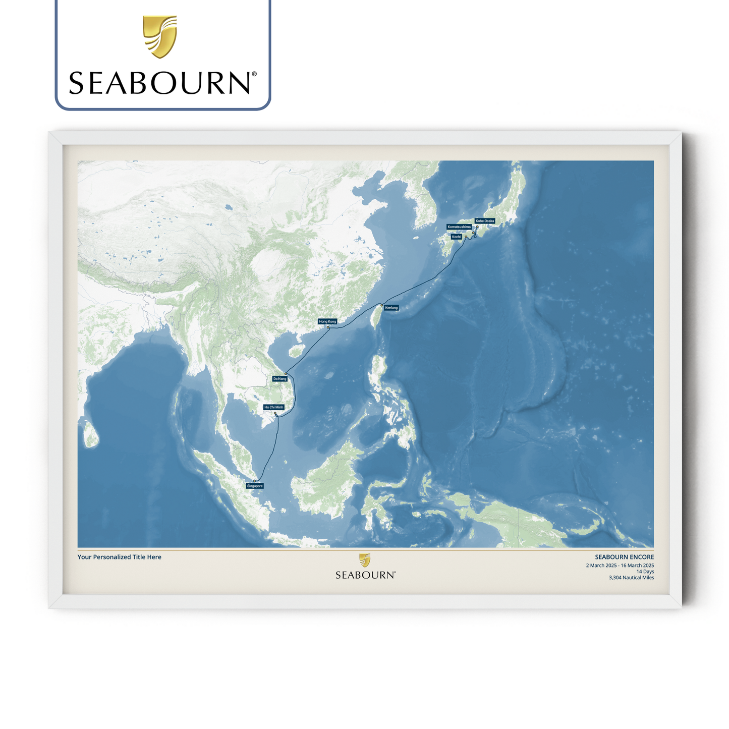 Seabourn Cruise Map