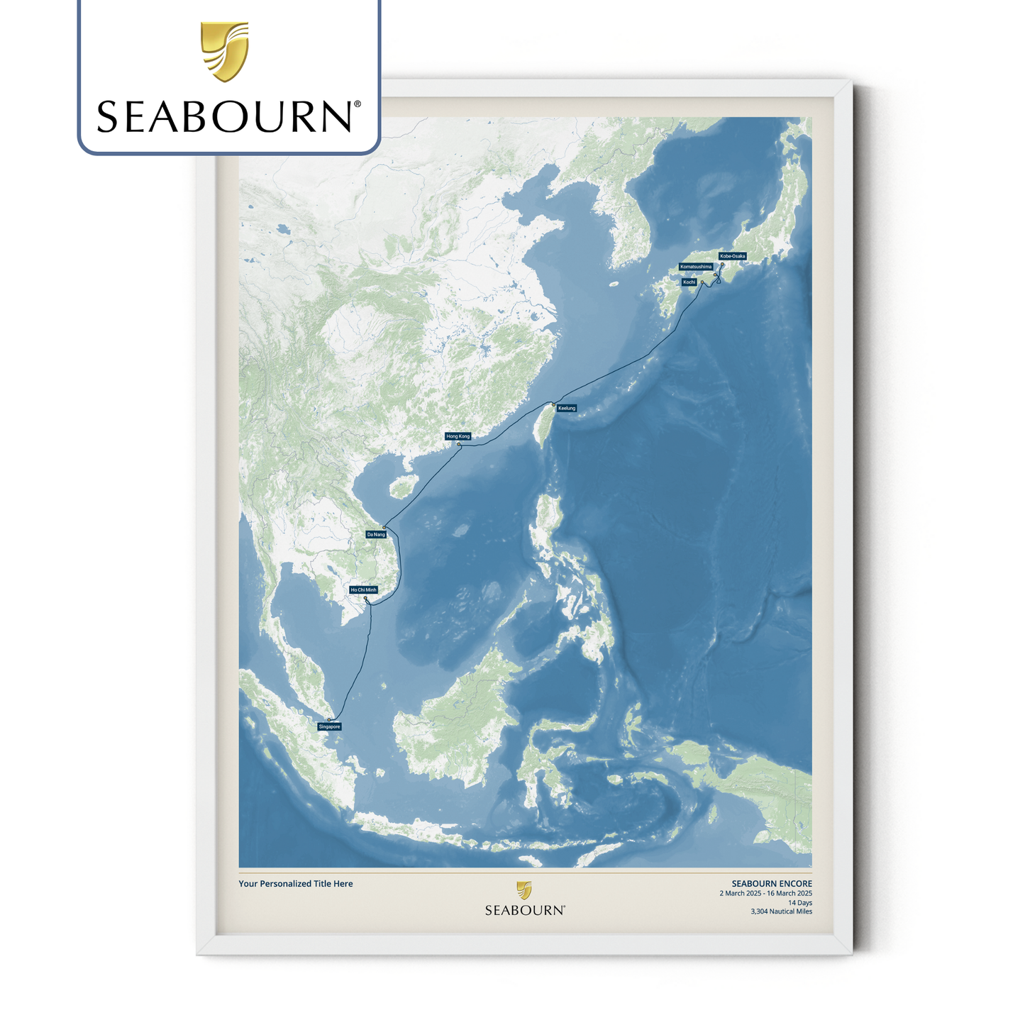 Seabourn Cruise Map