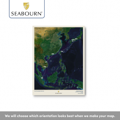 Seabourn Cruise Map - Satellite