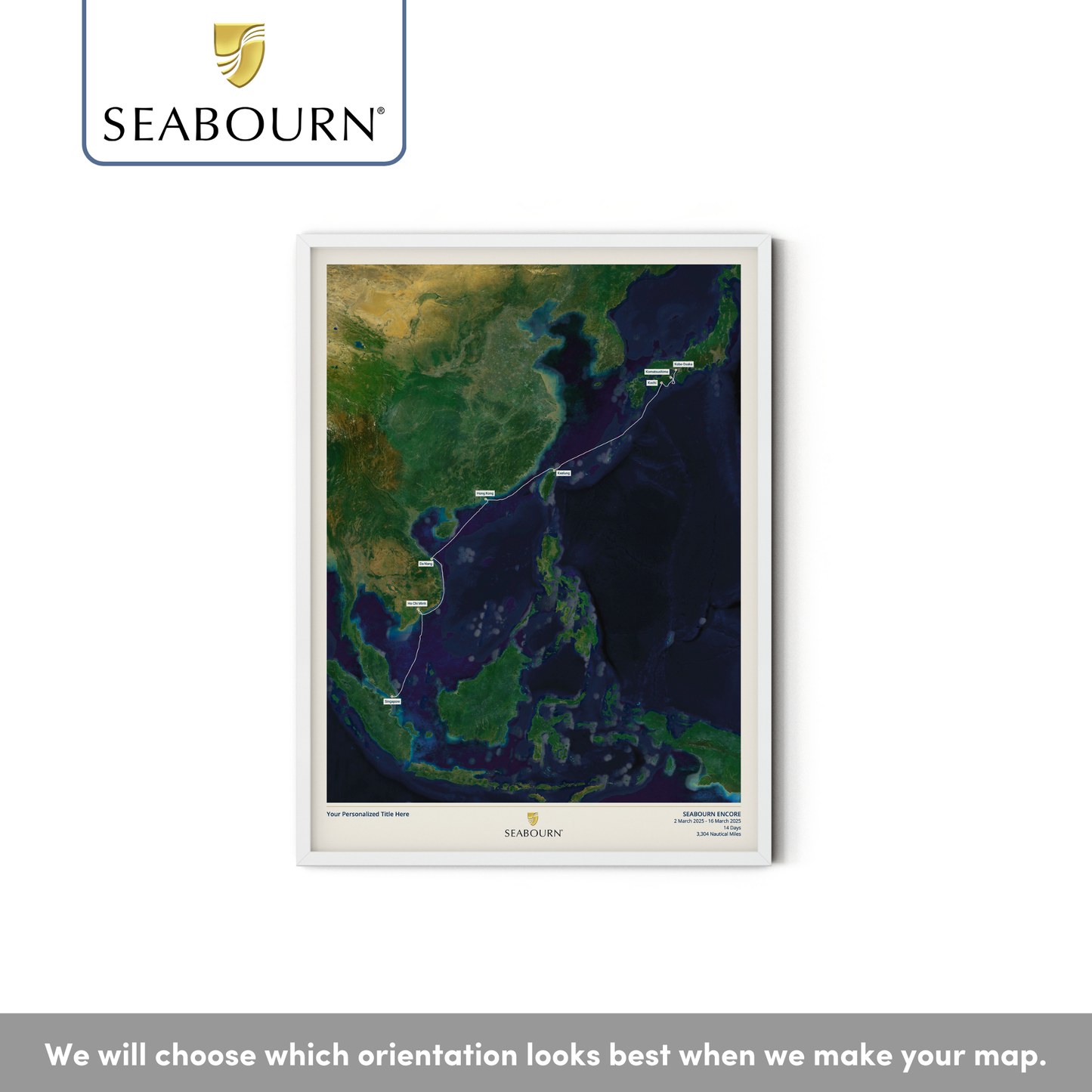 Seabourn Cruise Map - Satellite