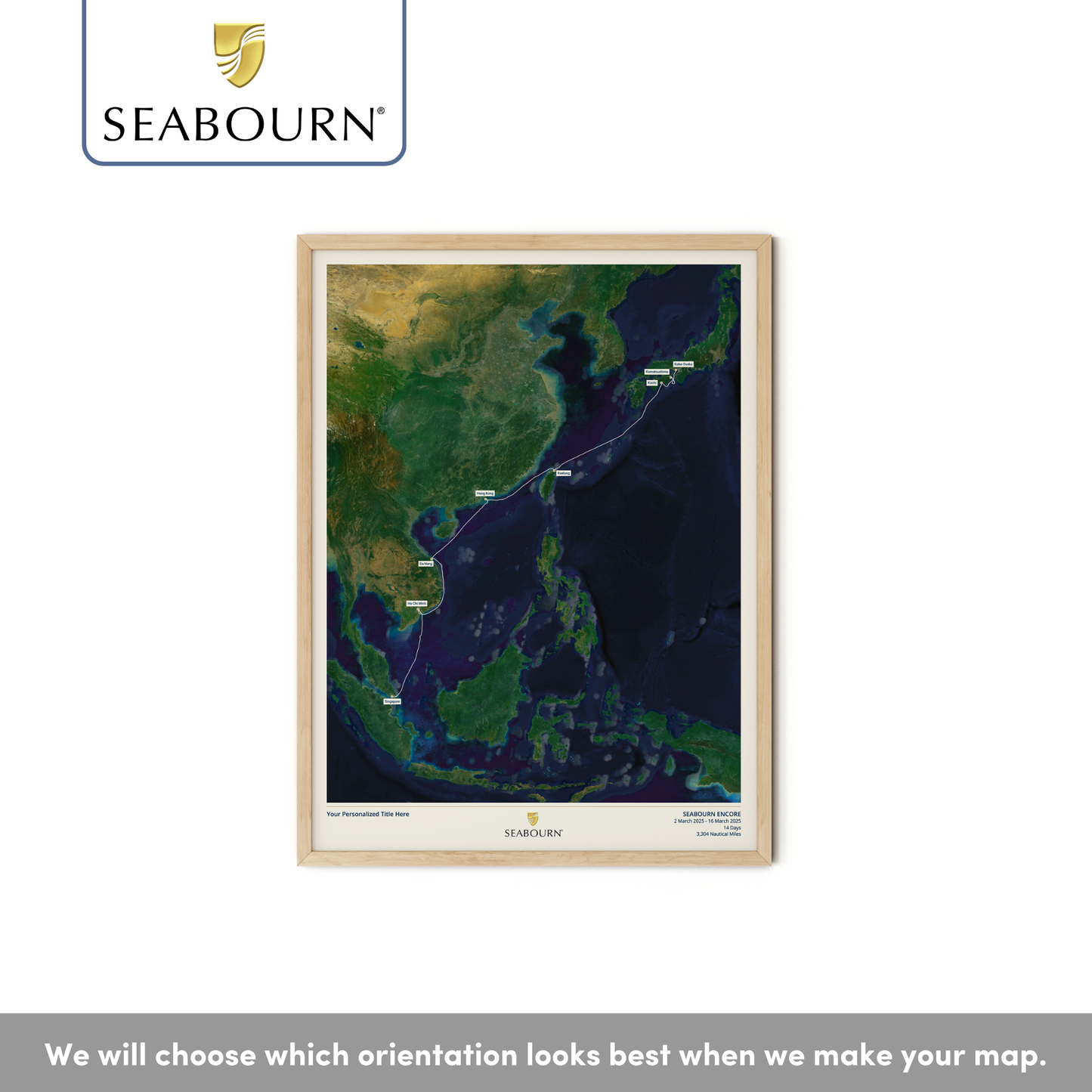 Seabourn Cruise Map - Satellite