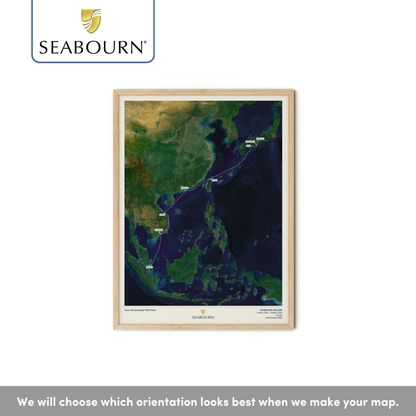 Seabourn Cruise Map - Satellite