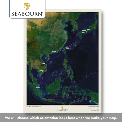 Seabourn Cruise Map - Satellite