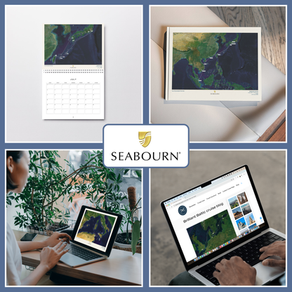 Seabourn Digital Cruise Map - Satellite