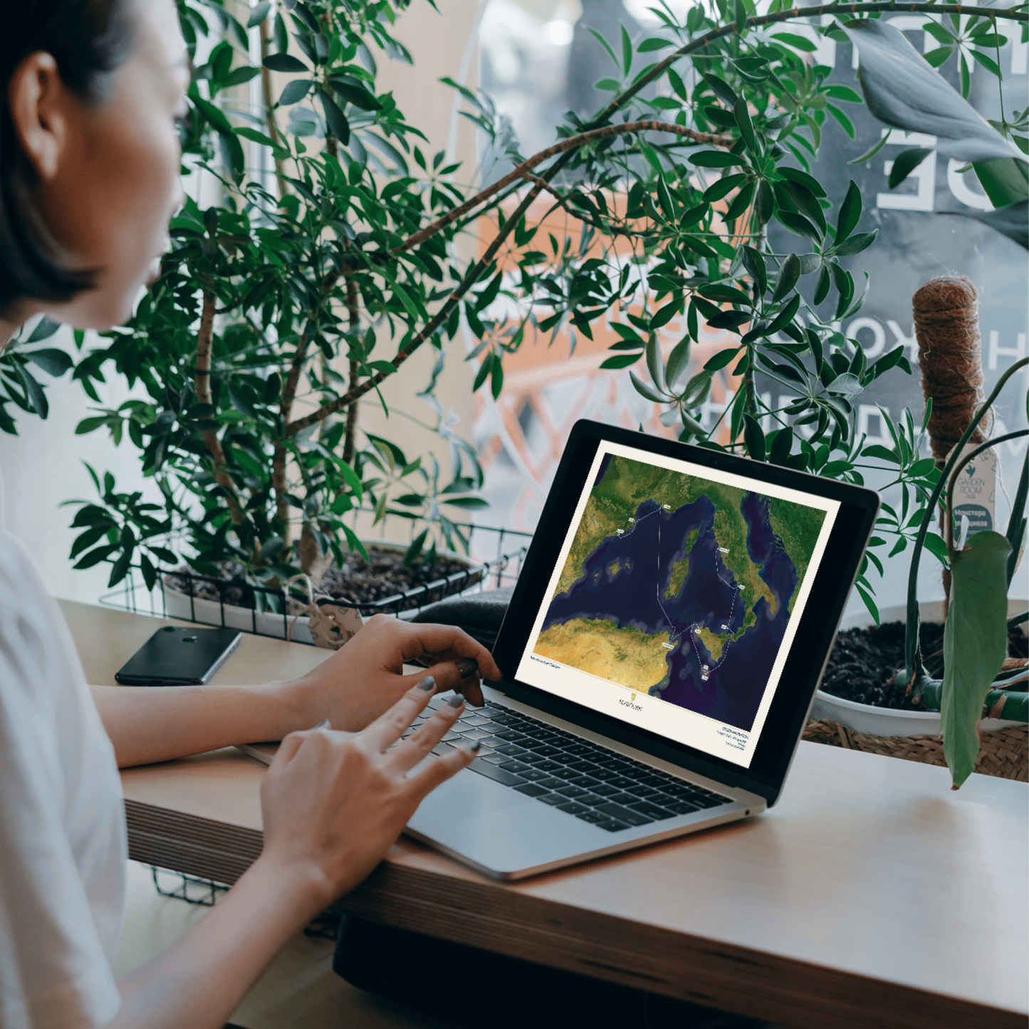 Seabourn Digital Cruise Map - Satellite