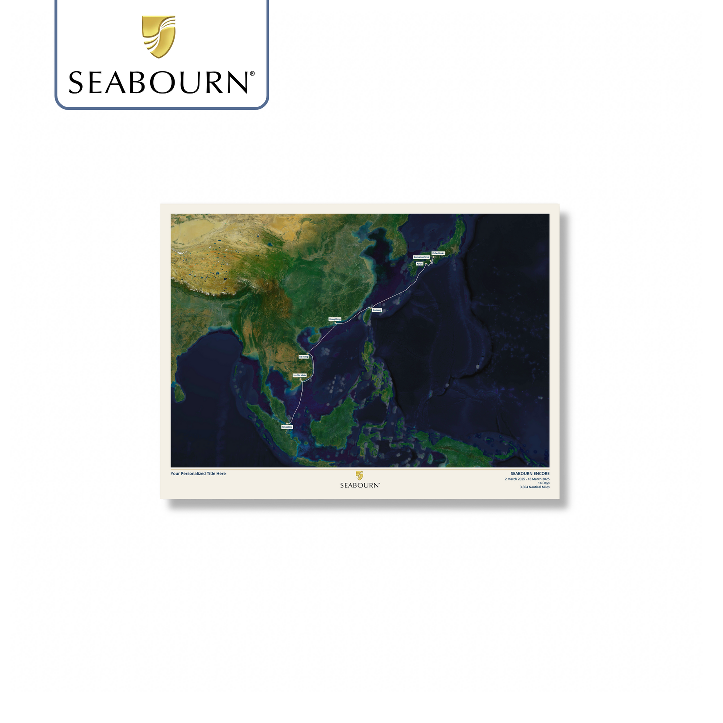 Seabourn Cruise Map - Satellite