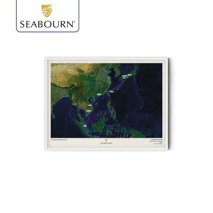 Seabourn Cruise Map - Satellite