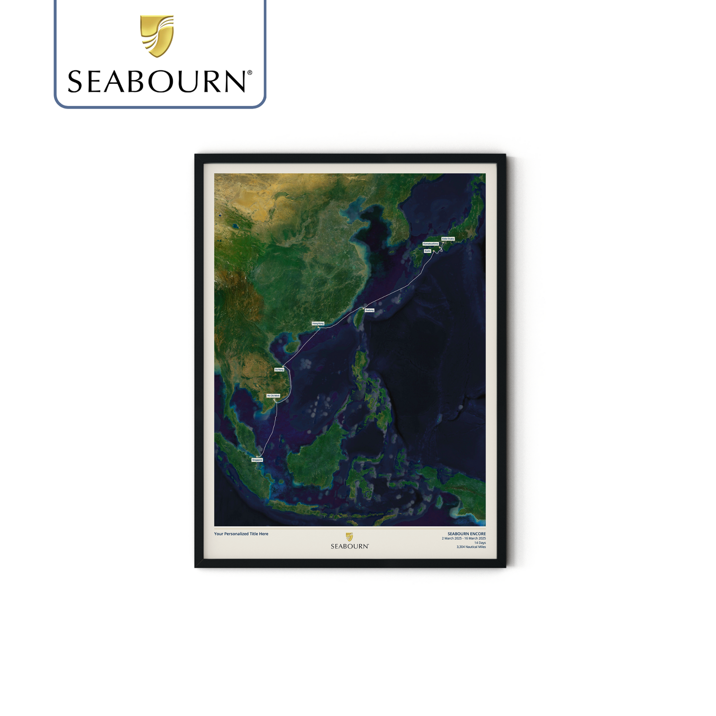 Seabourn Cruise Map - Satellite