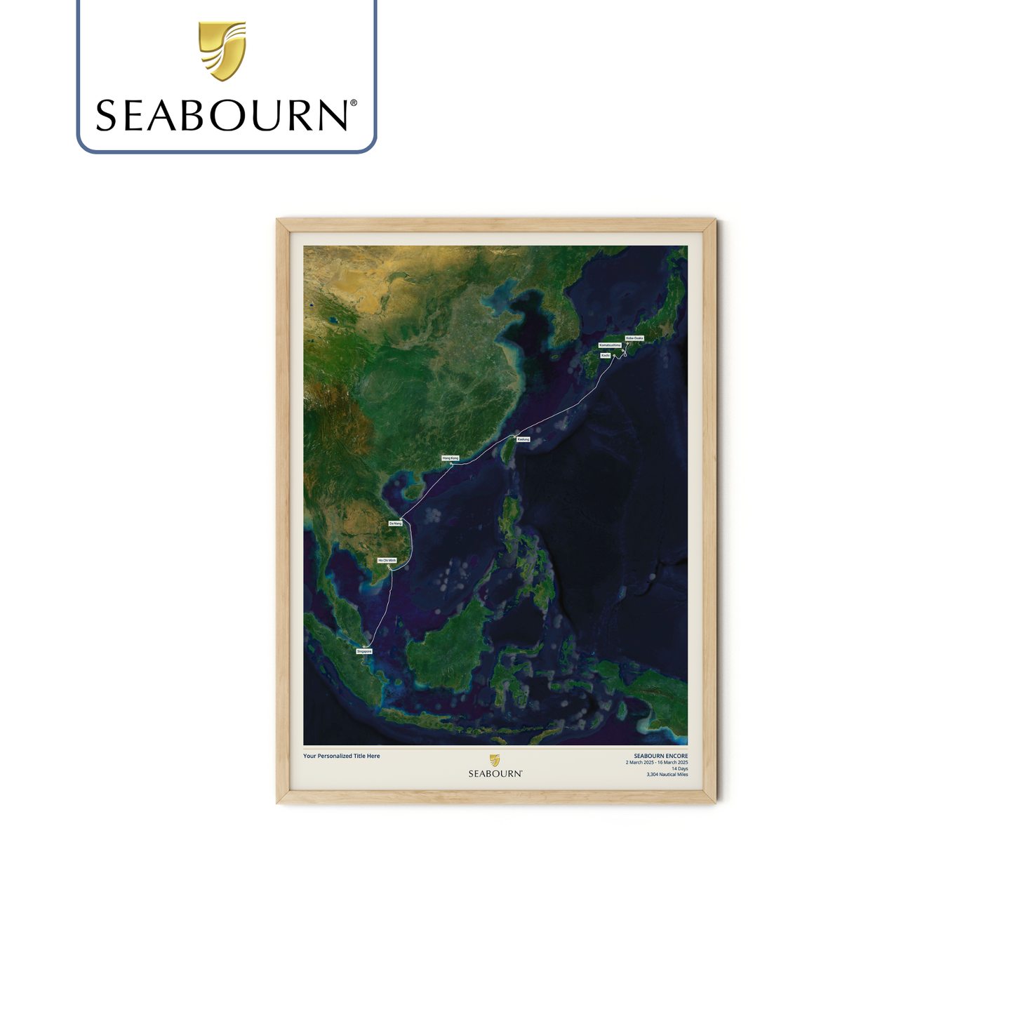 Seabourn Cruise Map - Satellite