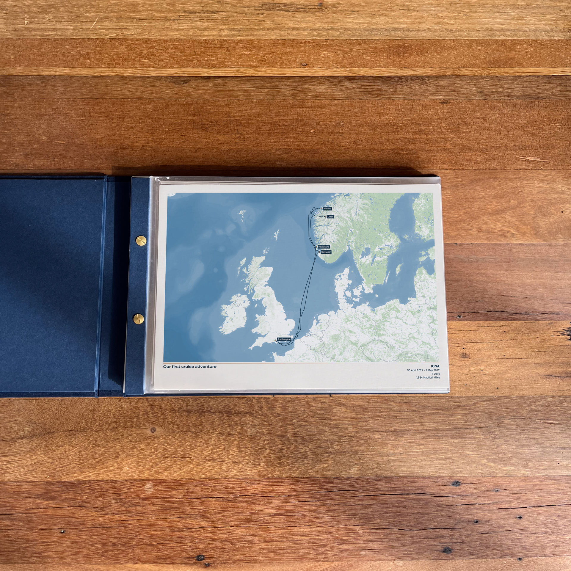 Custom Cruise Album Map – The Cruise Maps