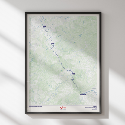 TUI River Cruise Map