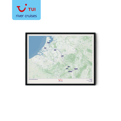 TUI River Cruise Map