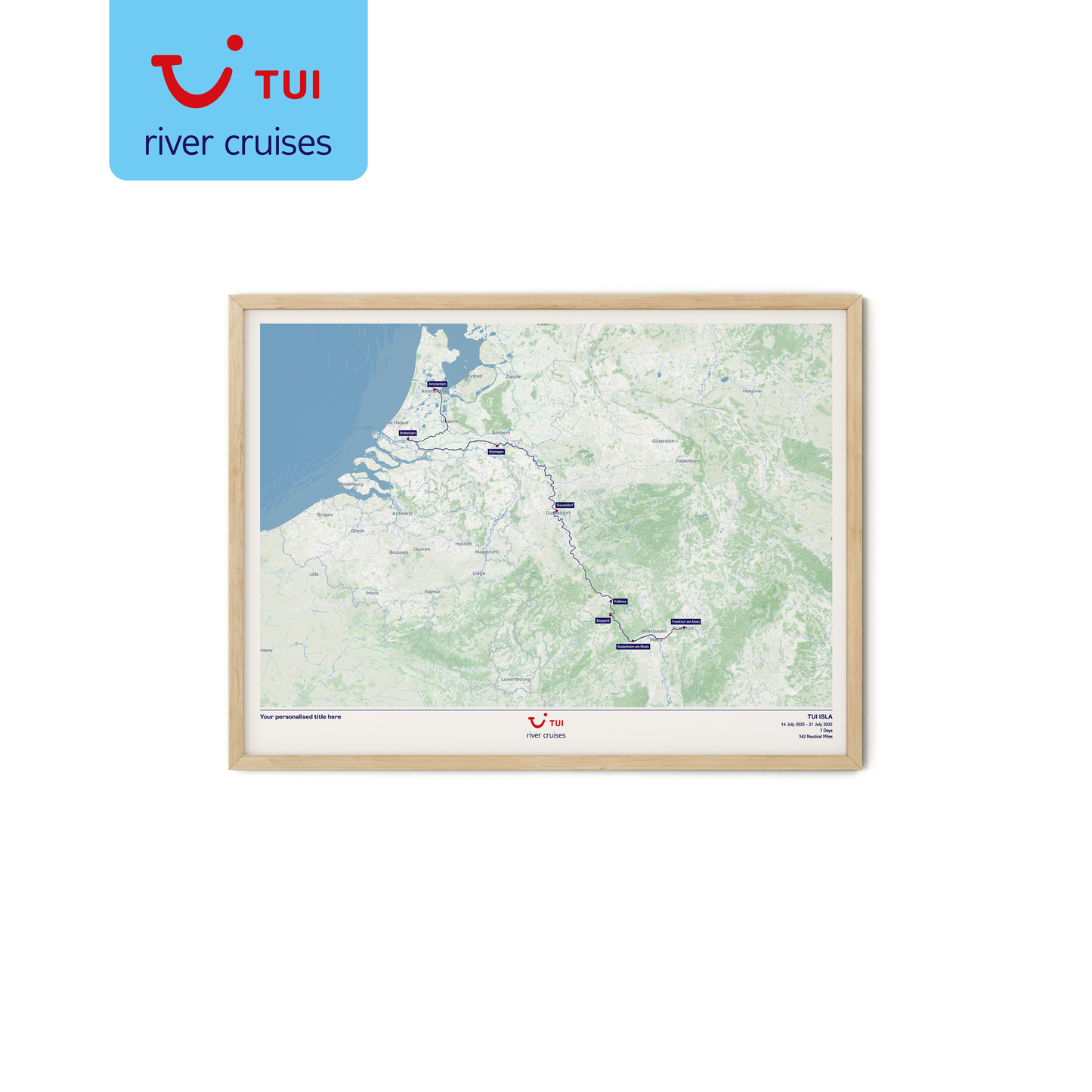 TUI River Cruise Map
