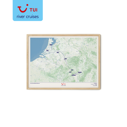 TUI River Cruise Map