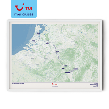 TUI River Cruise Map