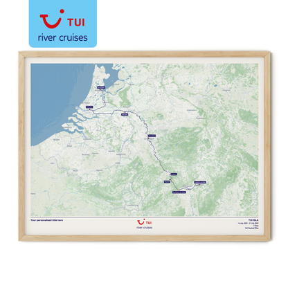 TUI River Cruise Map