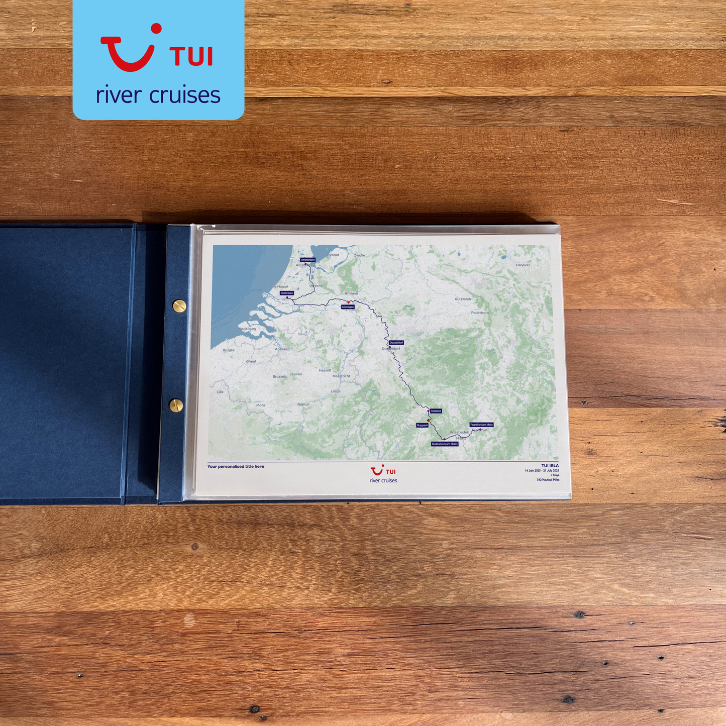 TUI River Cruise Map