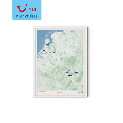 TUI River Cruise Map